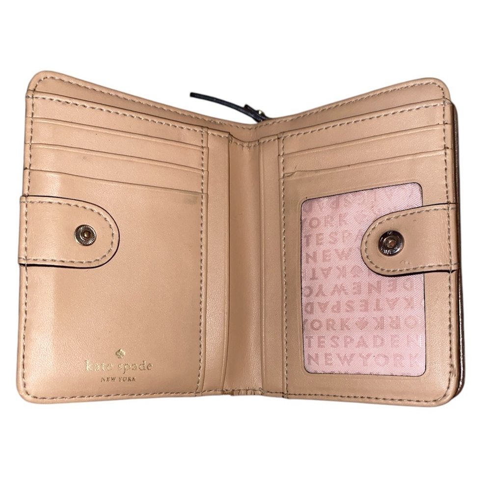 Kate Spade New York Wellesley Cara Rosegold Leather Wallet Clutch WLRU1745 - Picture 3 of 8
